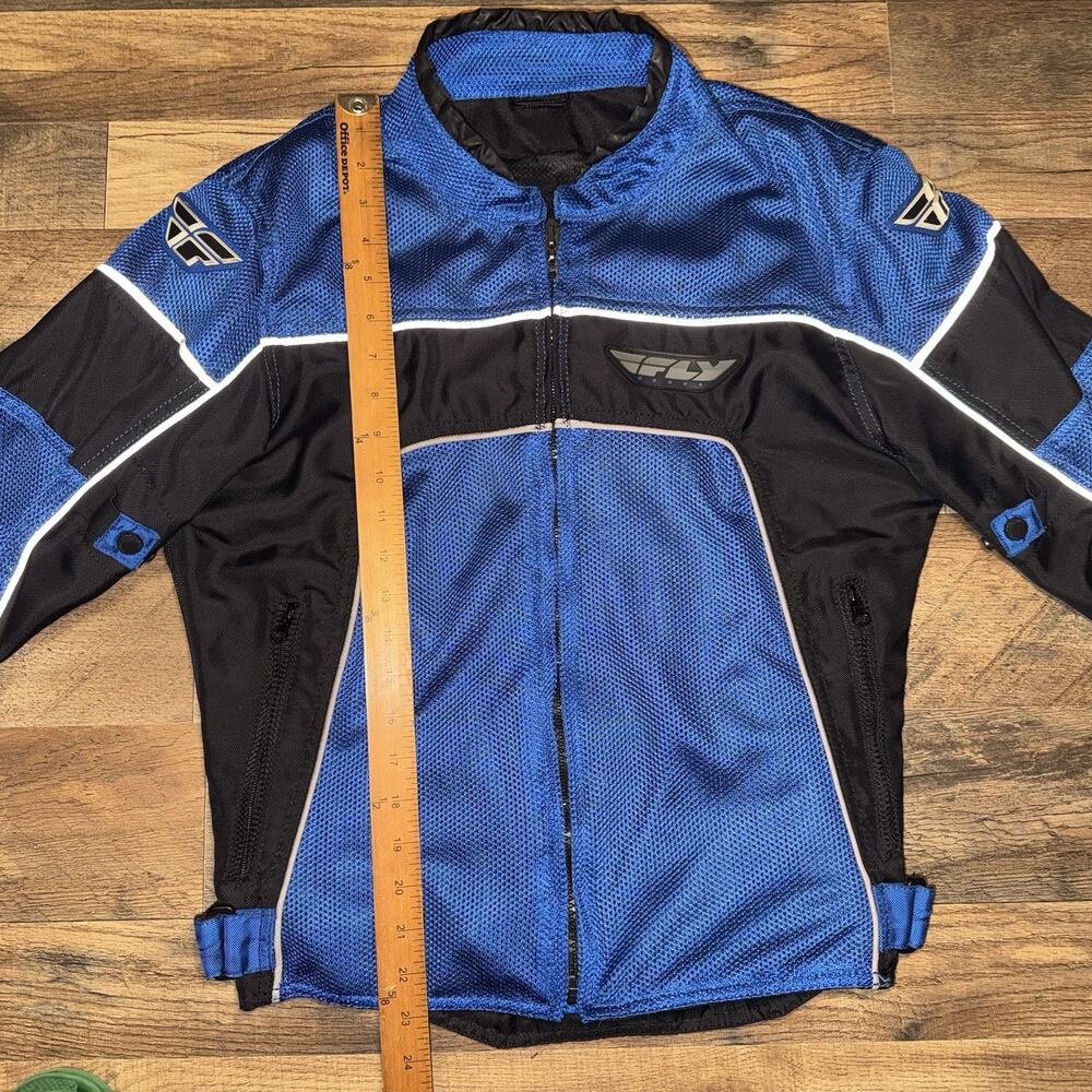 Fly Racing Motorcycle Jacket, Mens Small, Mesh, Armor, - Picture 5 of 7